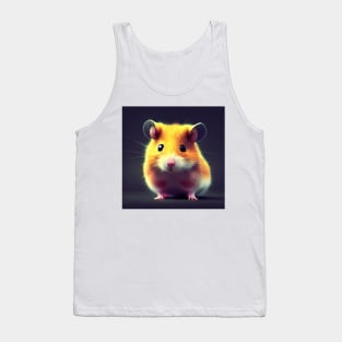 Colorful cute baby hamster Tank Top